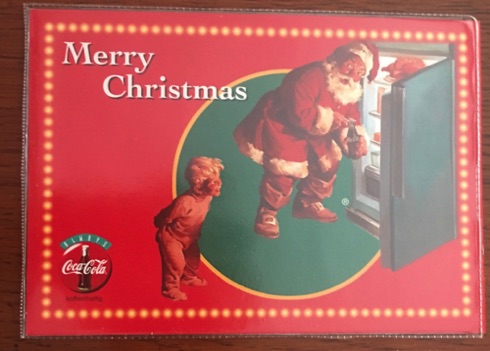 02332-1 € 0,50 coca cola ansichtkaart 10x15cm kerstman bij koelkast.jpeg